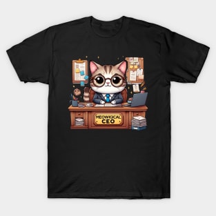 Cute Cat Boss Chronicles: A Whisker-licking Good Time T-Shirt